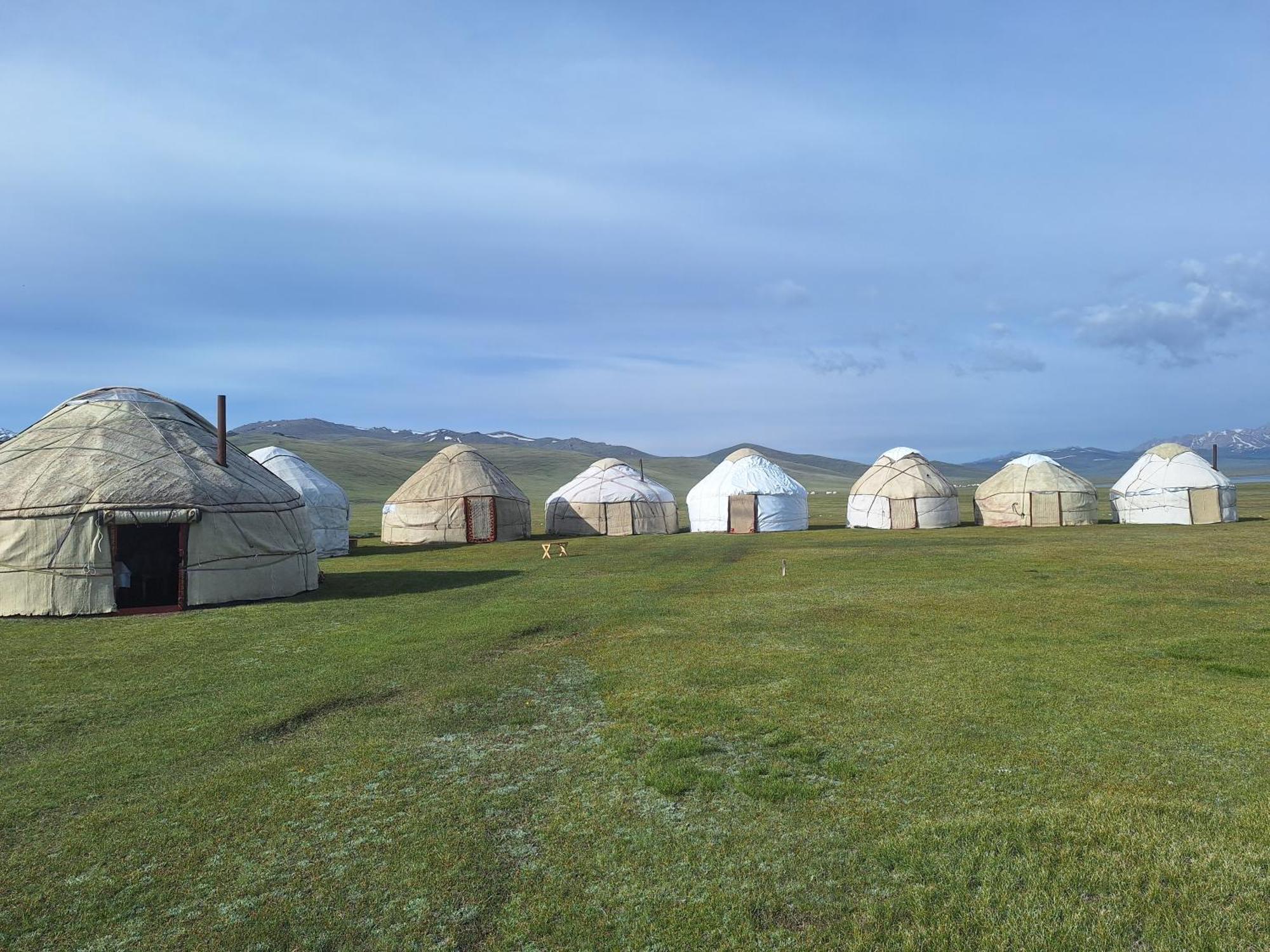 فندق Zalkar Yurt Camp Song-Kul المظهر الخارجي الصورة