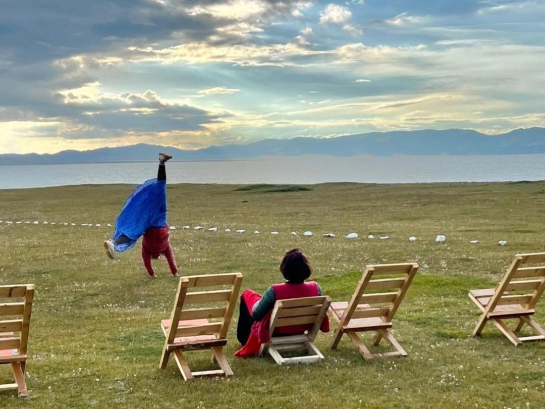 فندق Zalkar Yurt Camp Song-Kul المظهر الخارجي الصورة