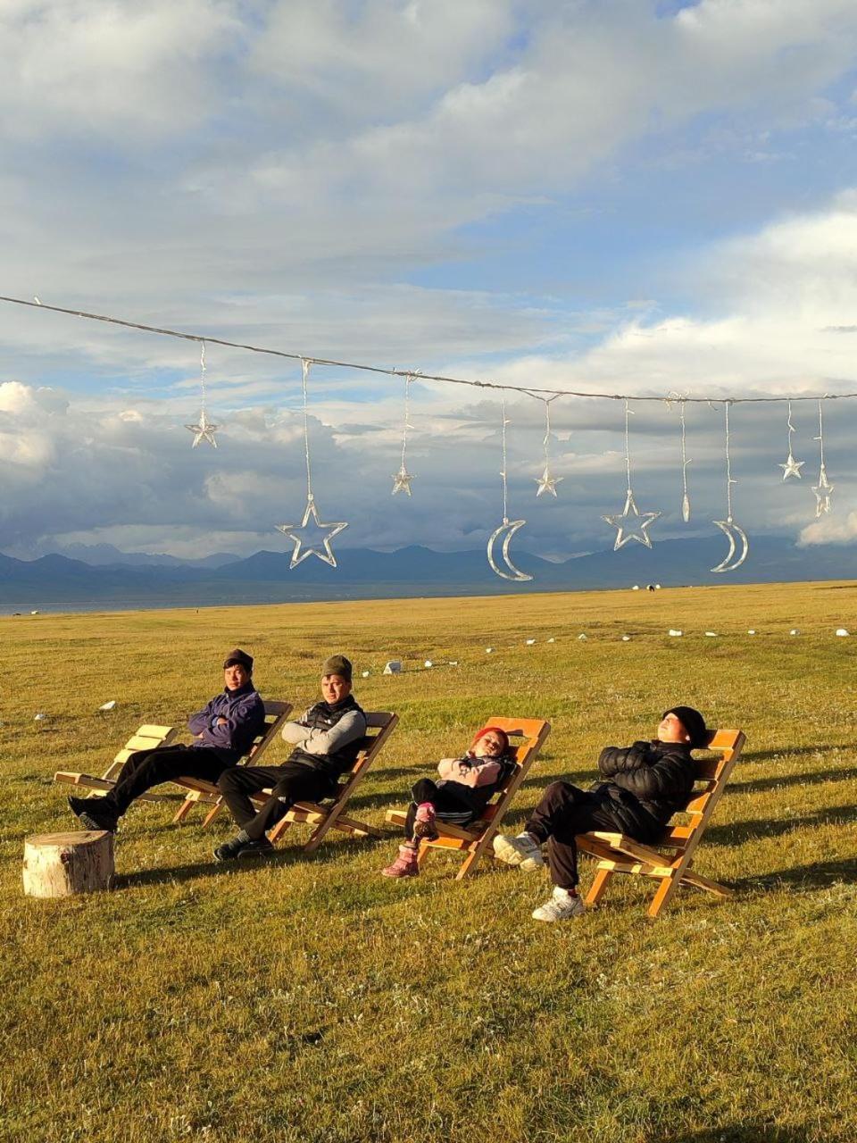 فندق Zalkar Yurt Camp Song-Kul المظهر الخارجي الصورة