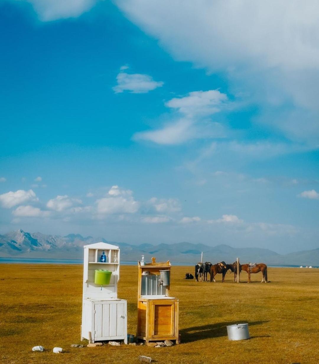 فندق Zalkar Yurt Camp Song-Kul المظهر الخارجي الصورة